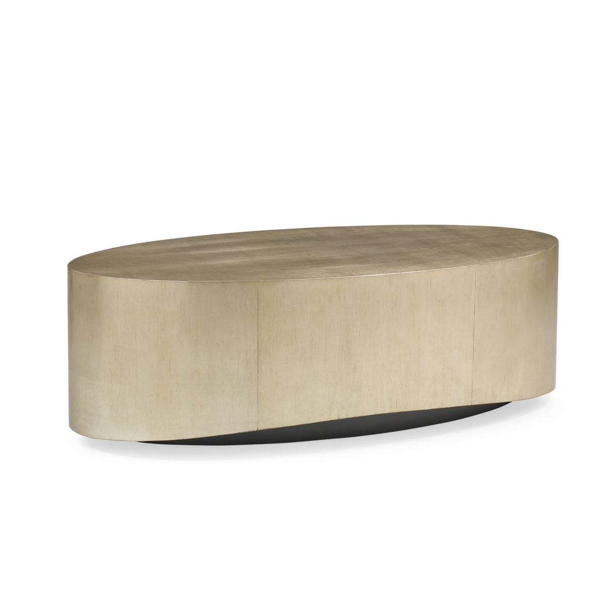 Come Oval Here! Charcoal Coffee Table 56.75" by Caracole