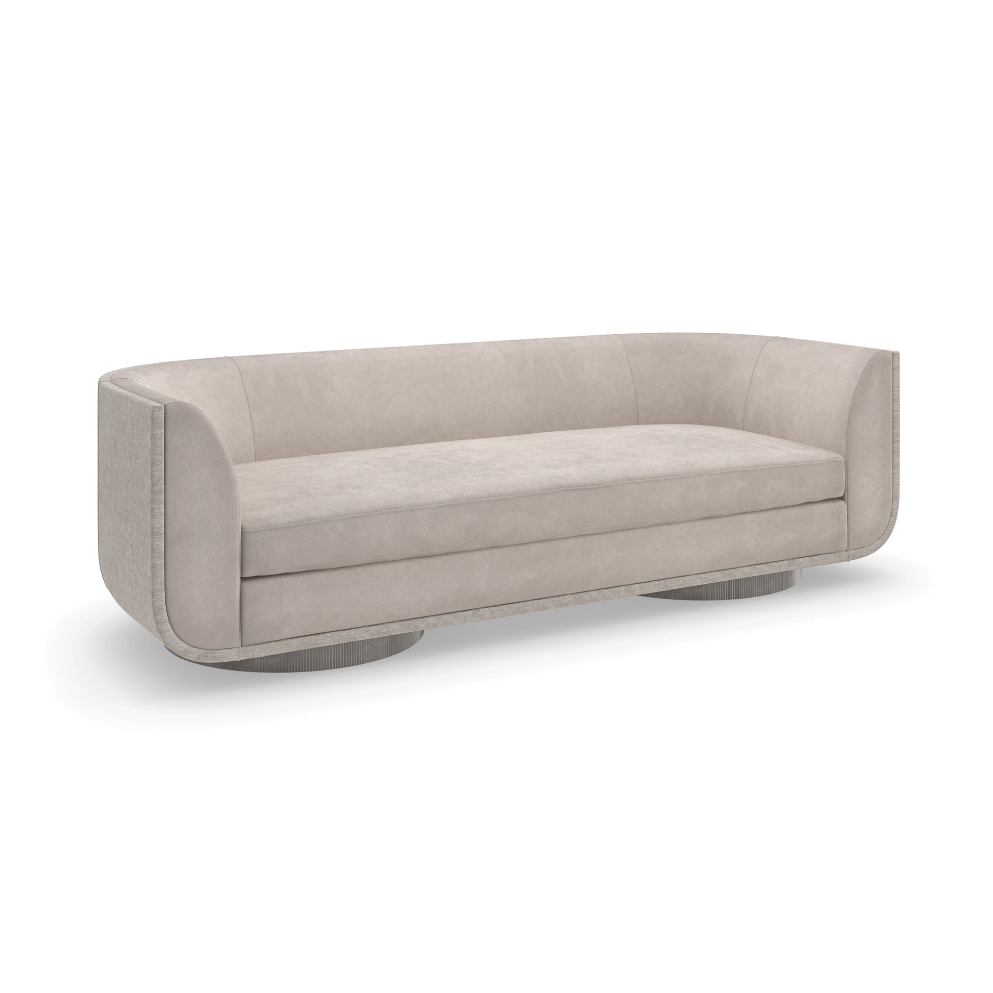 Clipper Sofa Charcoal Leaf 96" by Caracole - view 6