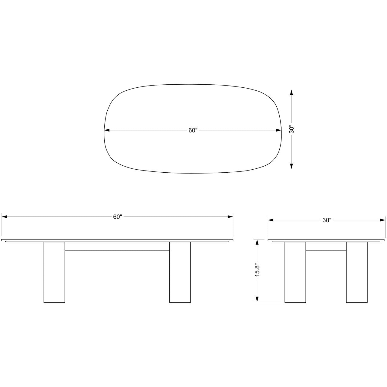 Marbelle - Elliott Coffee Table - Toronto Sand Marble Finish
