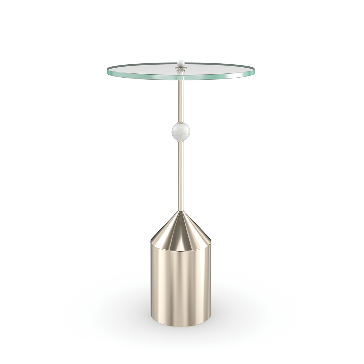 Alpha Whisper of Gold End Table 16" by Caracole - view 4