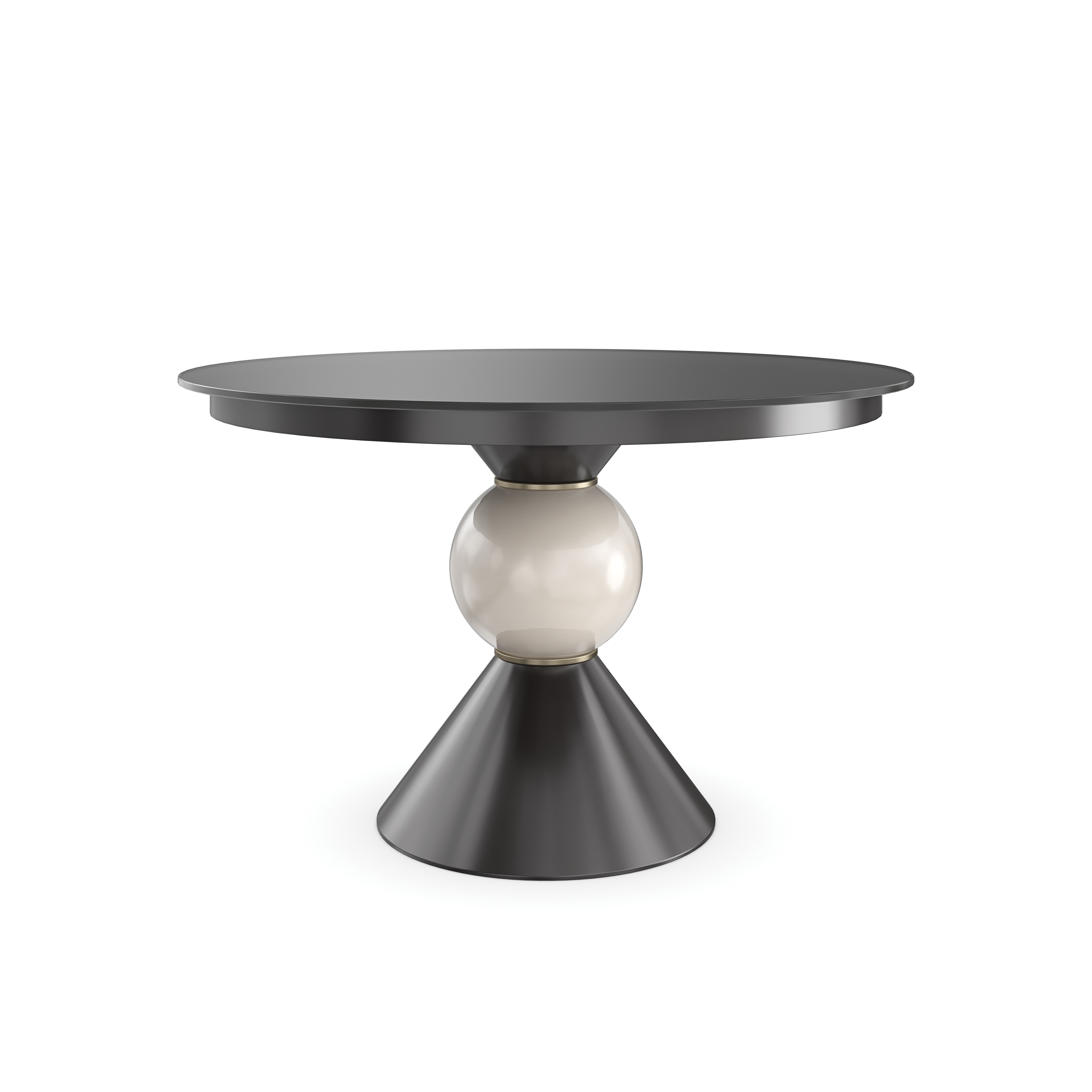 Chalice Almost Black Dining Table 48" by Caracole - view 4
