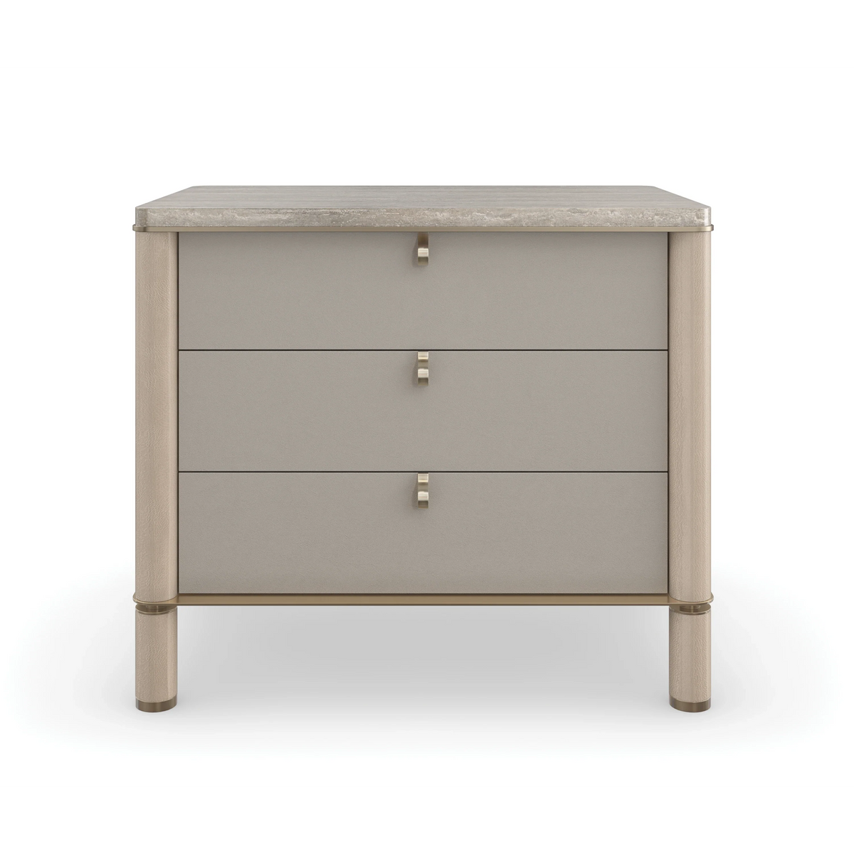 Balance Drawer Nightstand Cremini 28" by Caracole