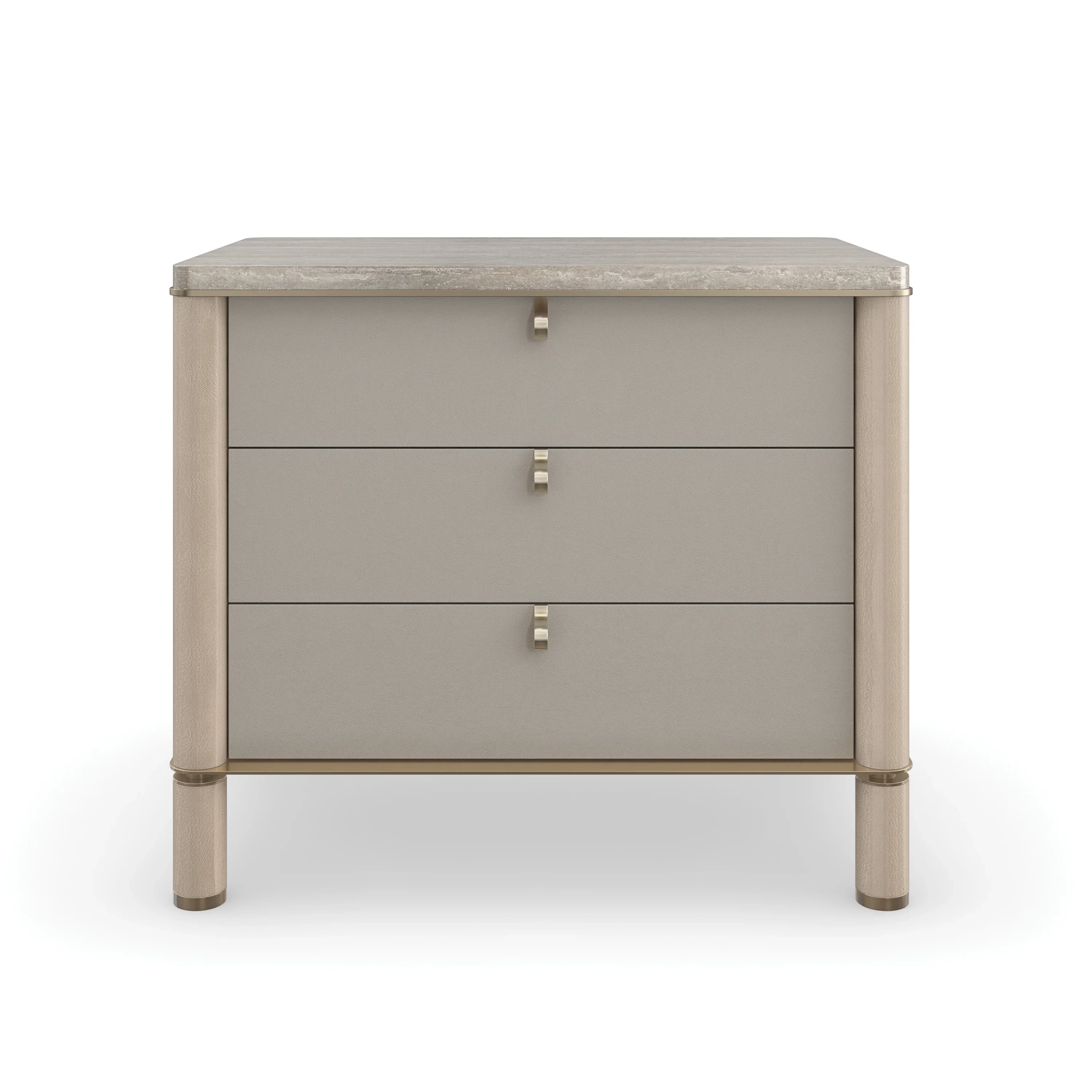 Balance Drawer Nightstand Cremini 28" by Caracole
