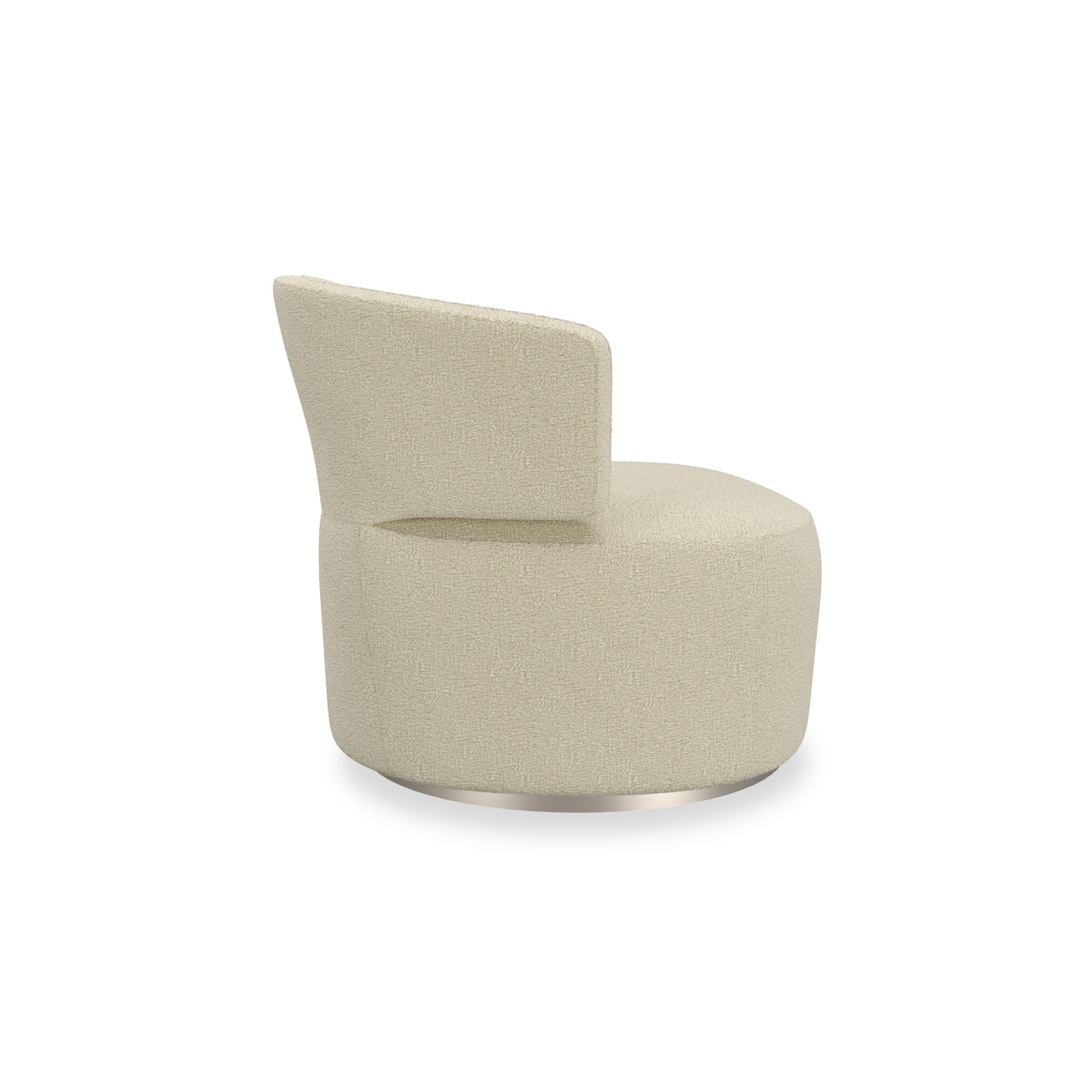 Olympia Chair-Oatmeal Sparkling Argent 34" by Caracole - view 3