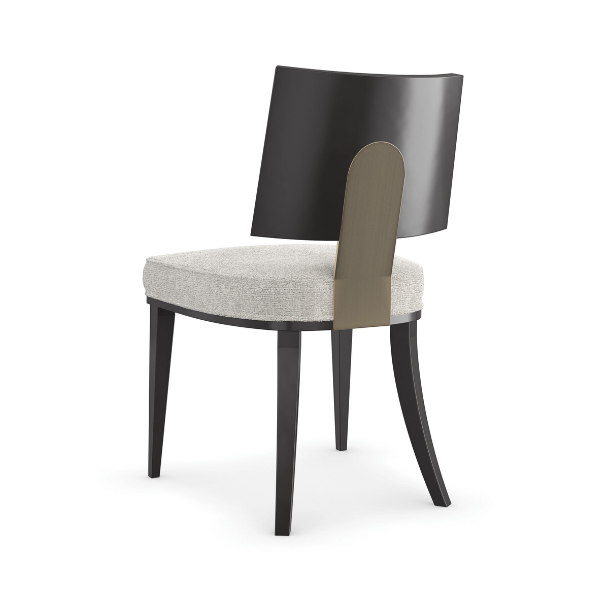 Champagne Side Chair Almost Black 19.50" by Caracole - view 4