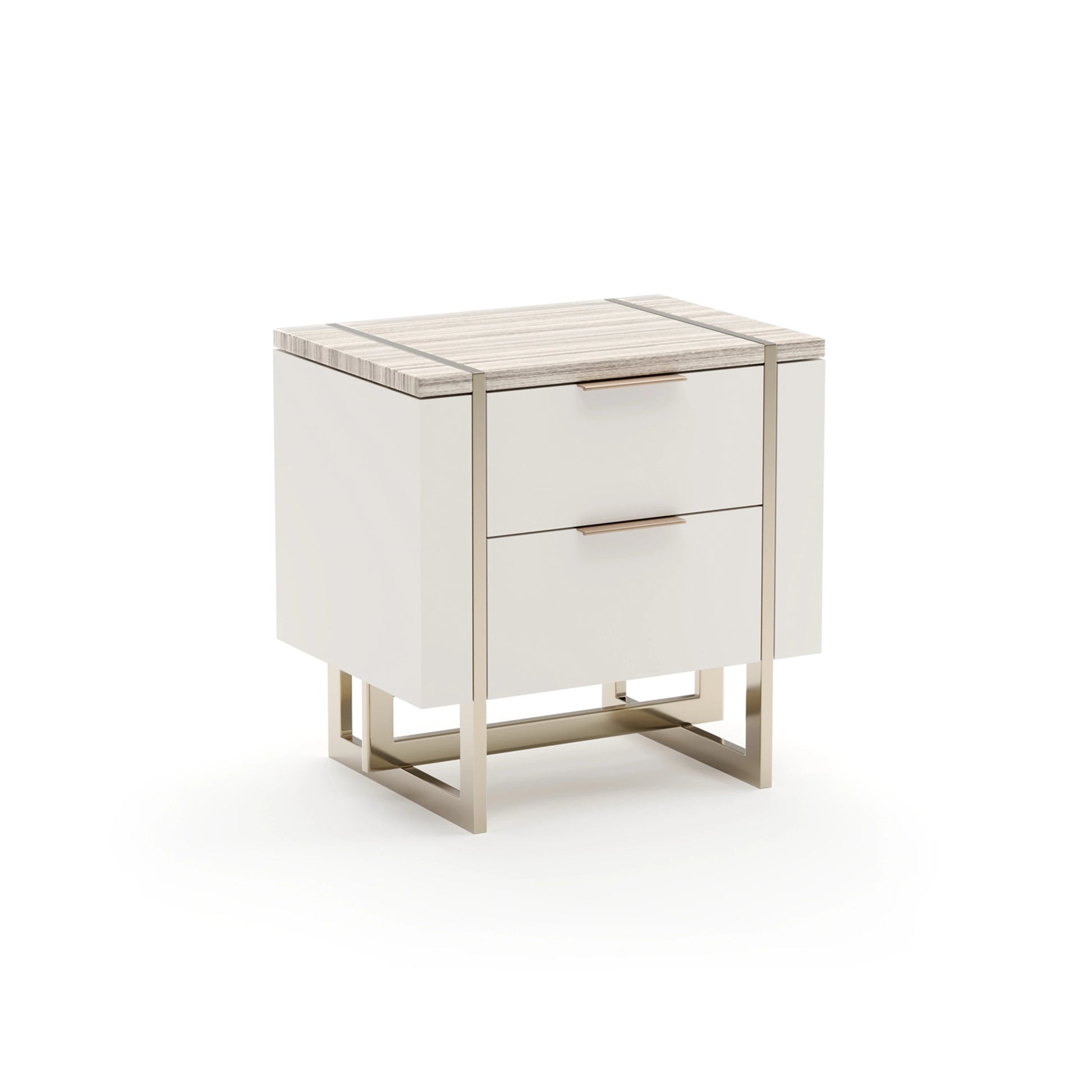 Wish You Were Here Nightstand Almond Milk 24" by Caracole - view 6