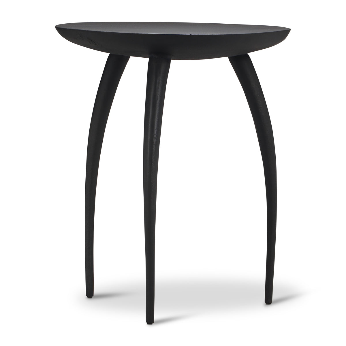 Elements Keel End Table - Antique Zinc by Urbia - product view