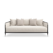 Splash of Flash Sofa Almost Black 86" by Caracole