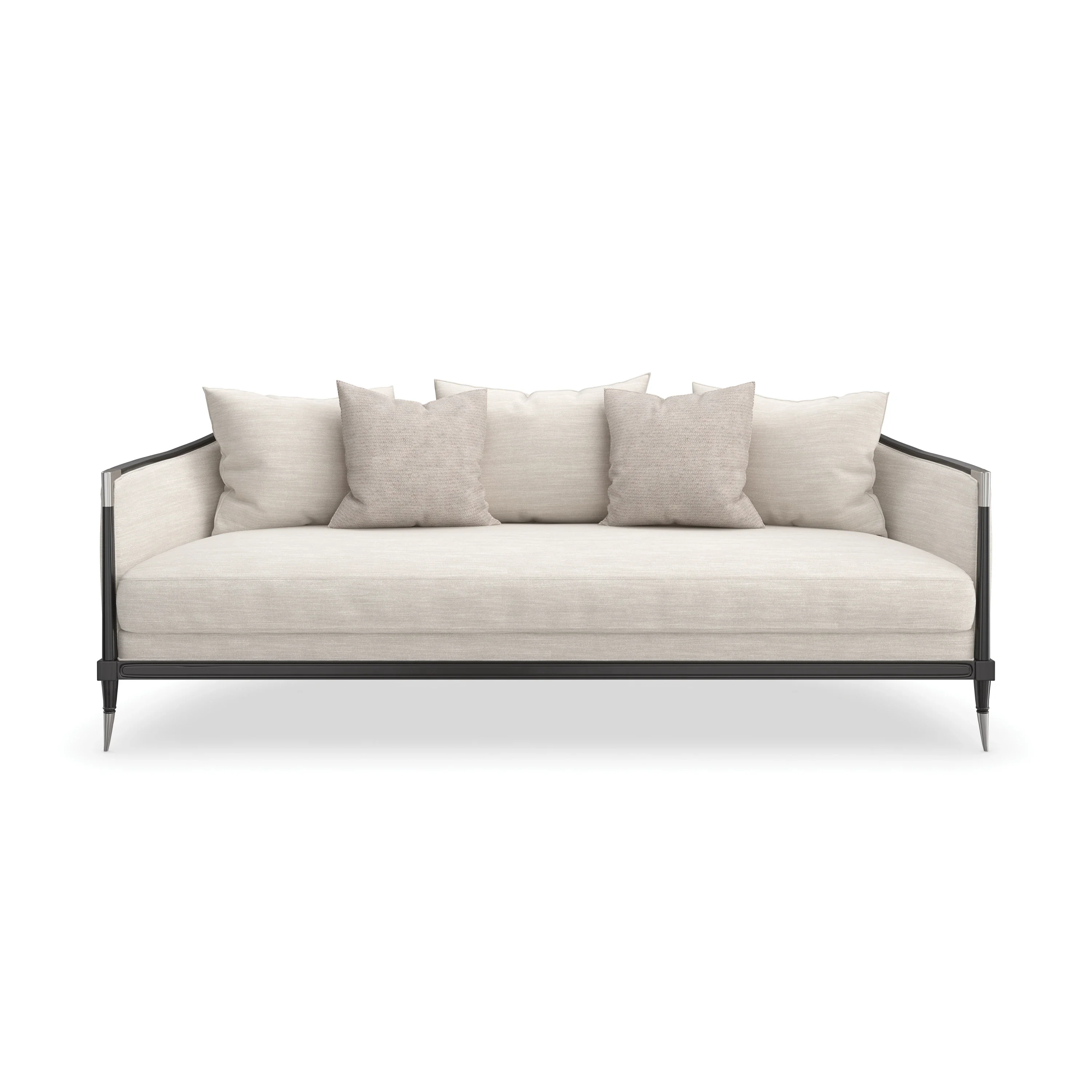 Splash of Flash Sofa Almost Black 86" by Caracole