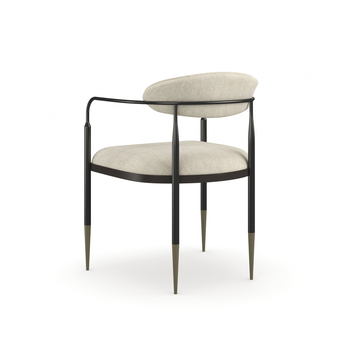 Epoch Armchair Champagne Gold 23" by Caracole - view 6