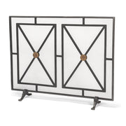 Paneled Firescreen by Sarreid Ltd
