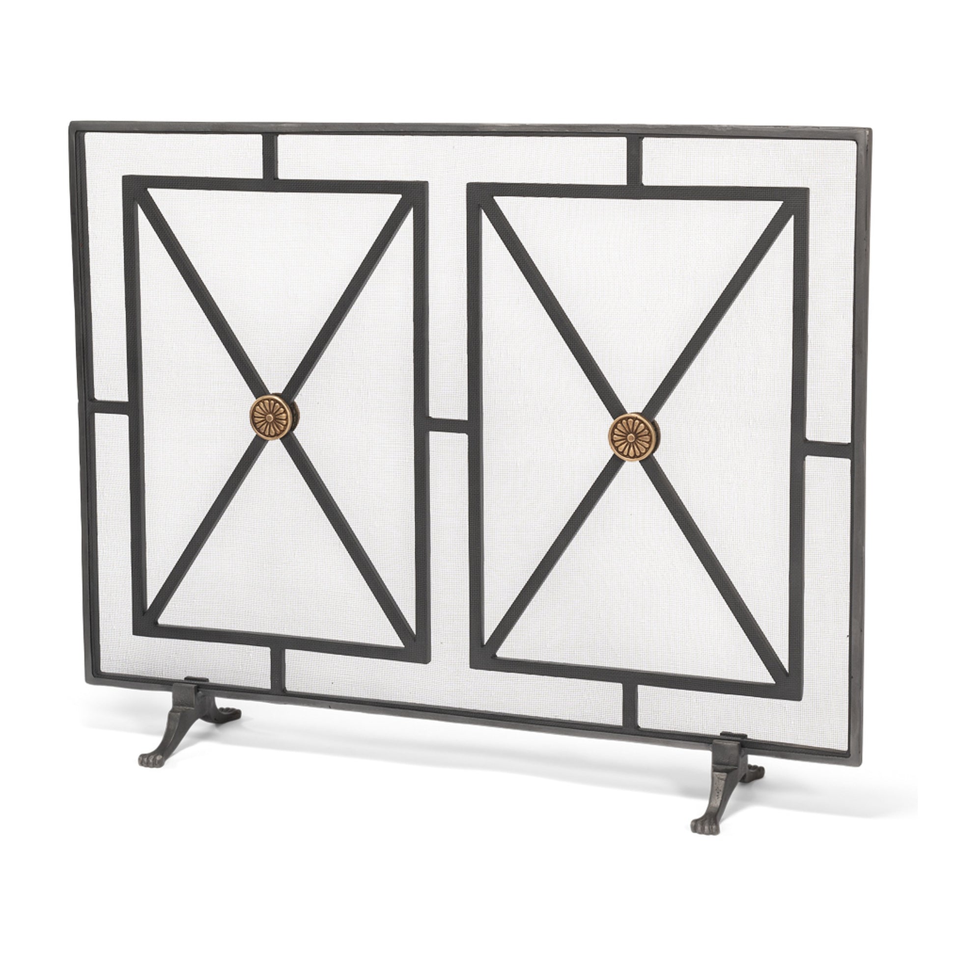 Paneled Firescreen by Sarreid Ltd