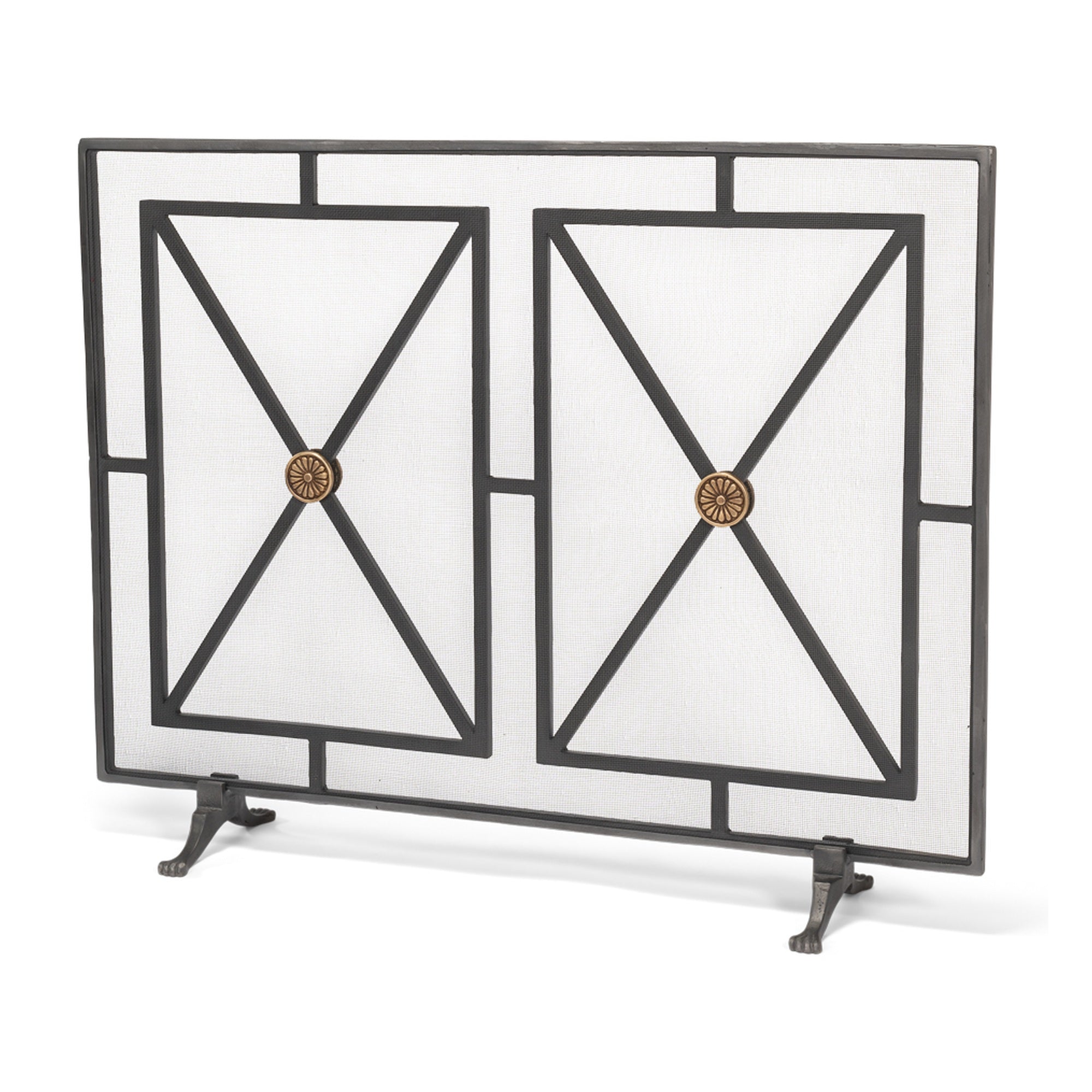 Paneled Firescreen by Sarreid Ltd