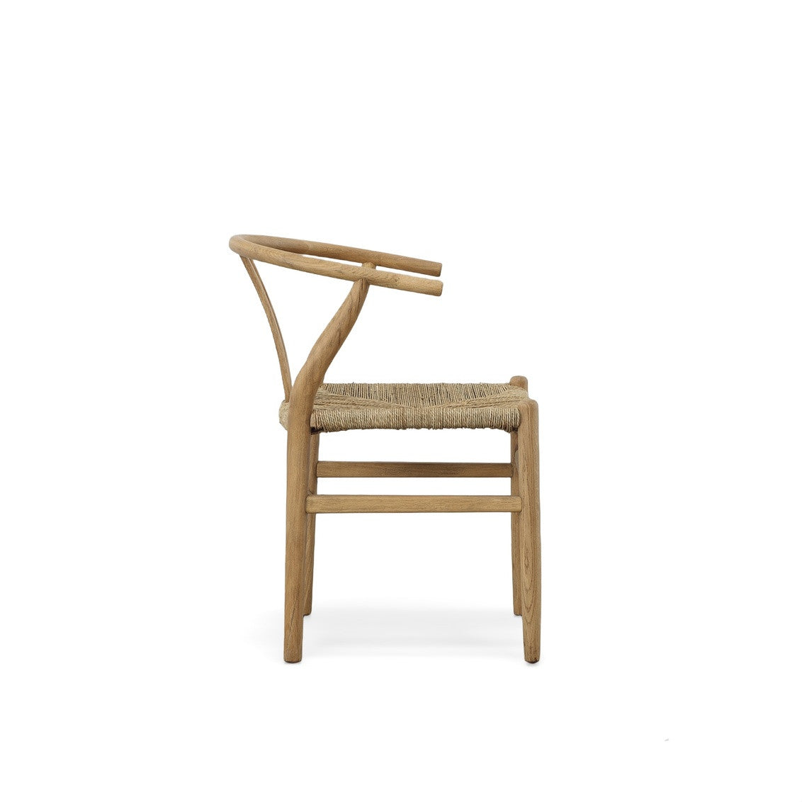 Wishbone Solid Oak Dining Side Chair - 23"