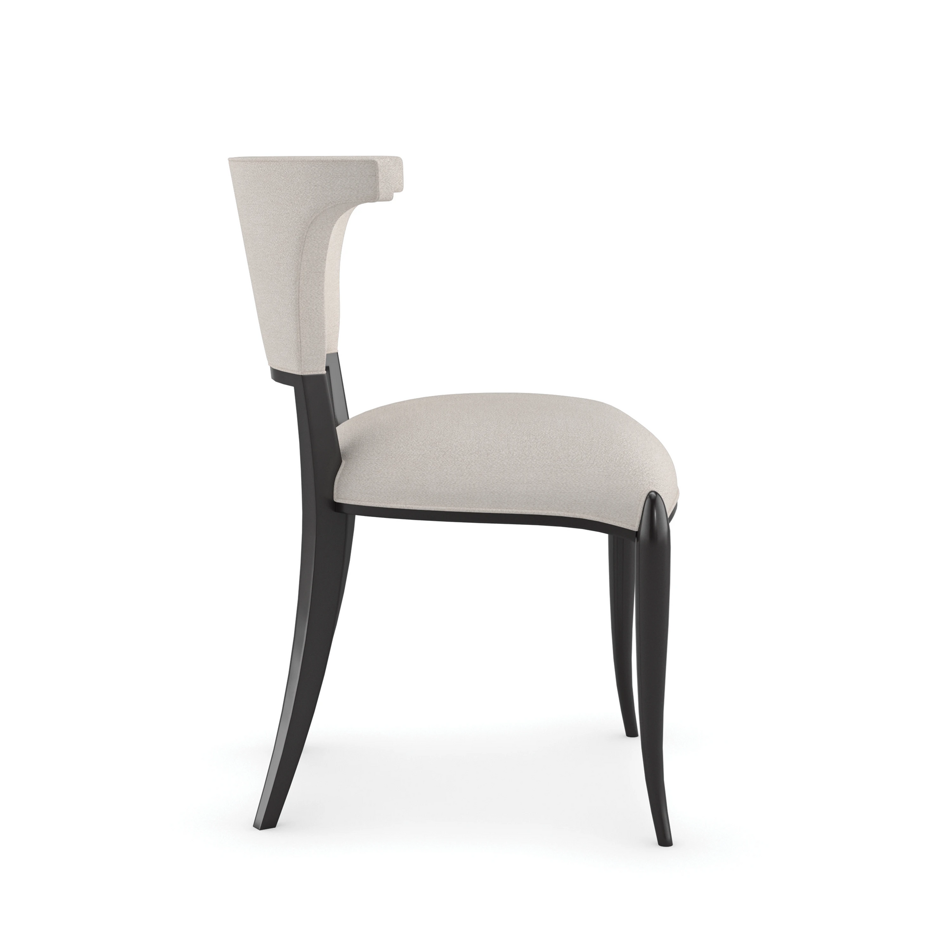 Be My Guest-Ivory Almost Black Dining Chair 24.50" by Caracole - view 4