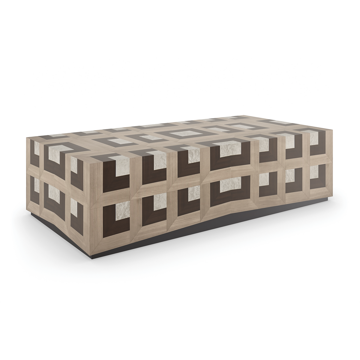 Illusion Almost Black Coffee Table 60" by Caracole - view 4