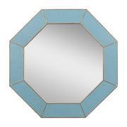 Eleanor Mirror,Shagreen,Chambray Blue by Sarreid Ltd