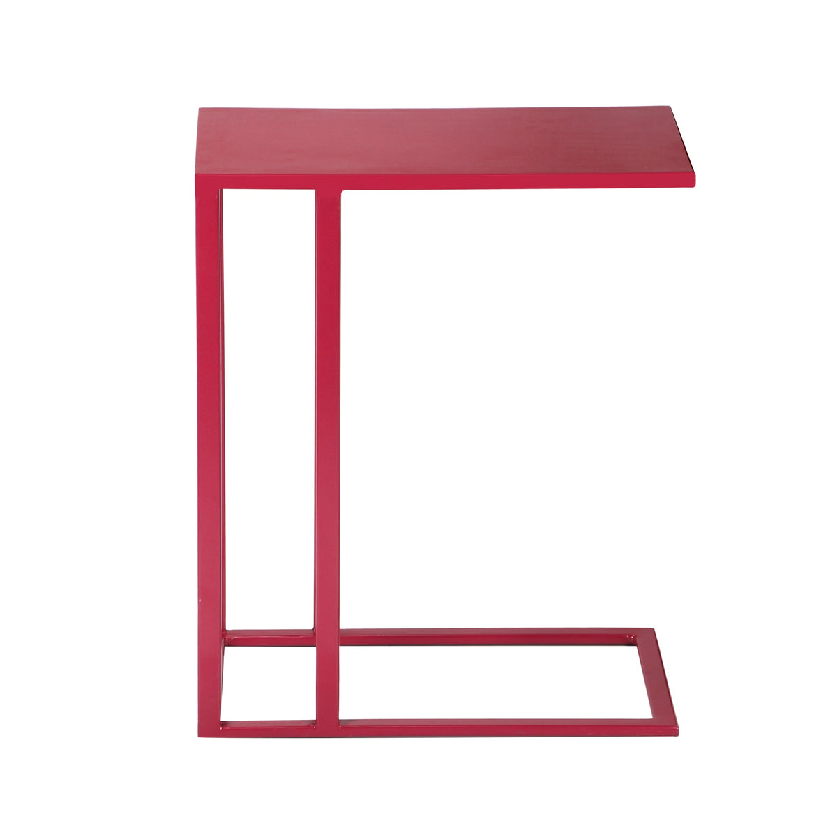Elements Tanu C Table Enamel Top End Table - Plum by Urbia - detail 2