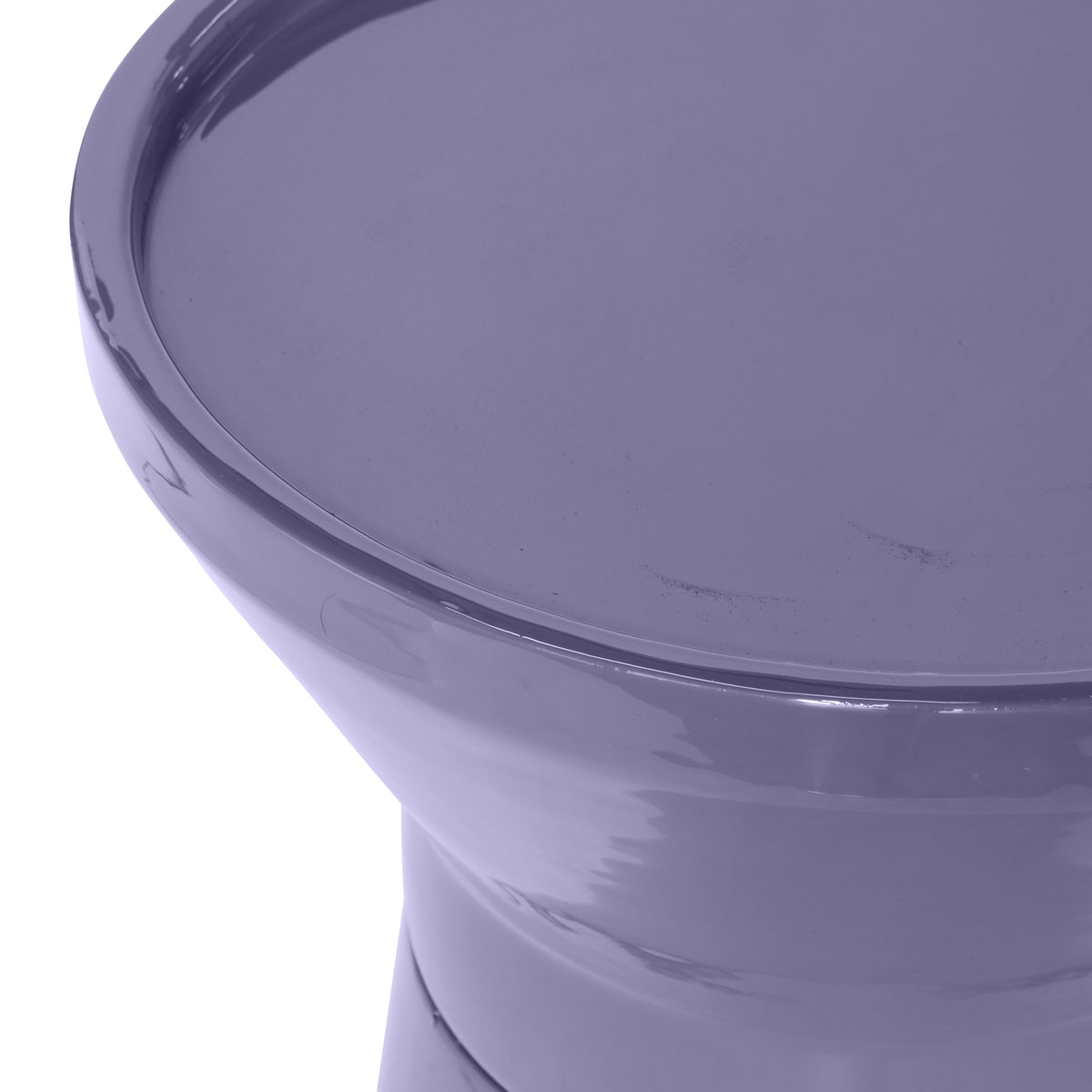 Sabine Enamel End Table Lavender Purple by Urbia - detail 4