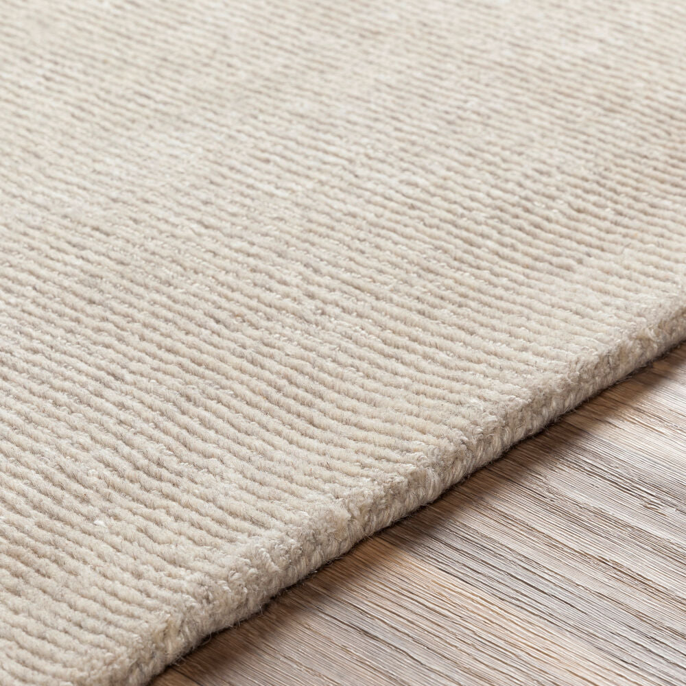 Bari Ivory Handmade Rug - texture