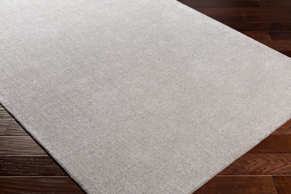 Bari Gray Handmade Rug - corner
