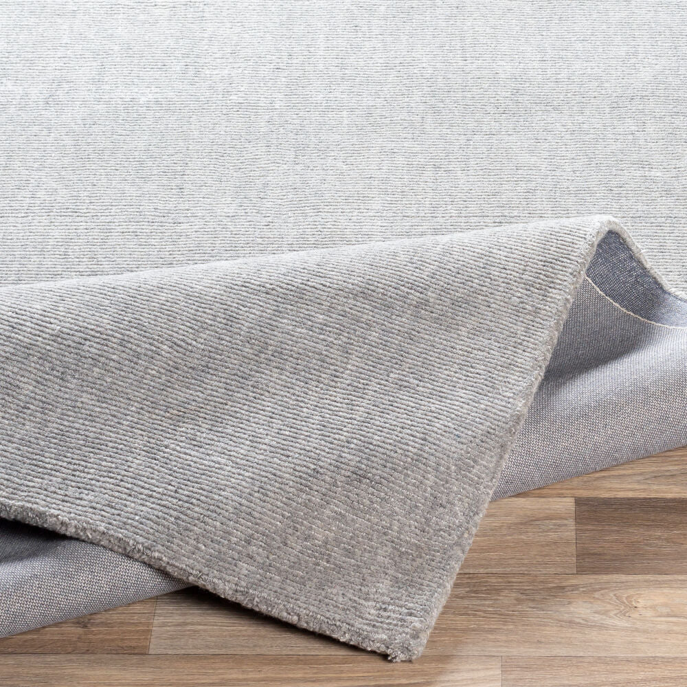 Bari Gray Handmade Rug - fold