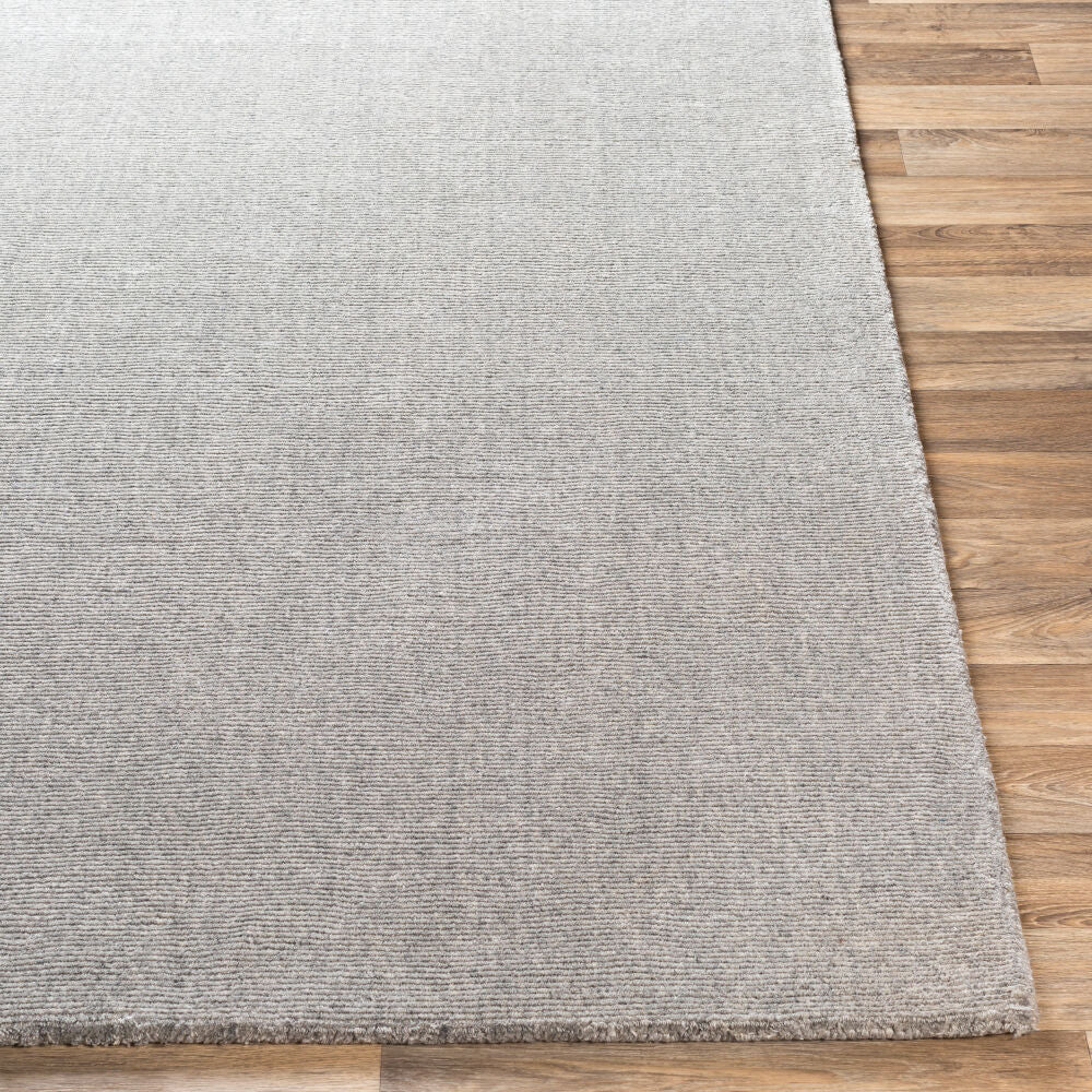 Bari Gray Handmade Rug - front