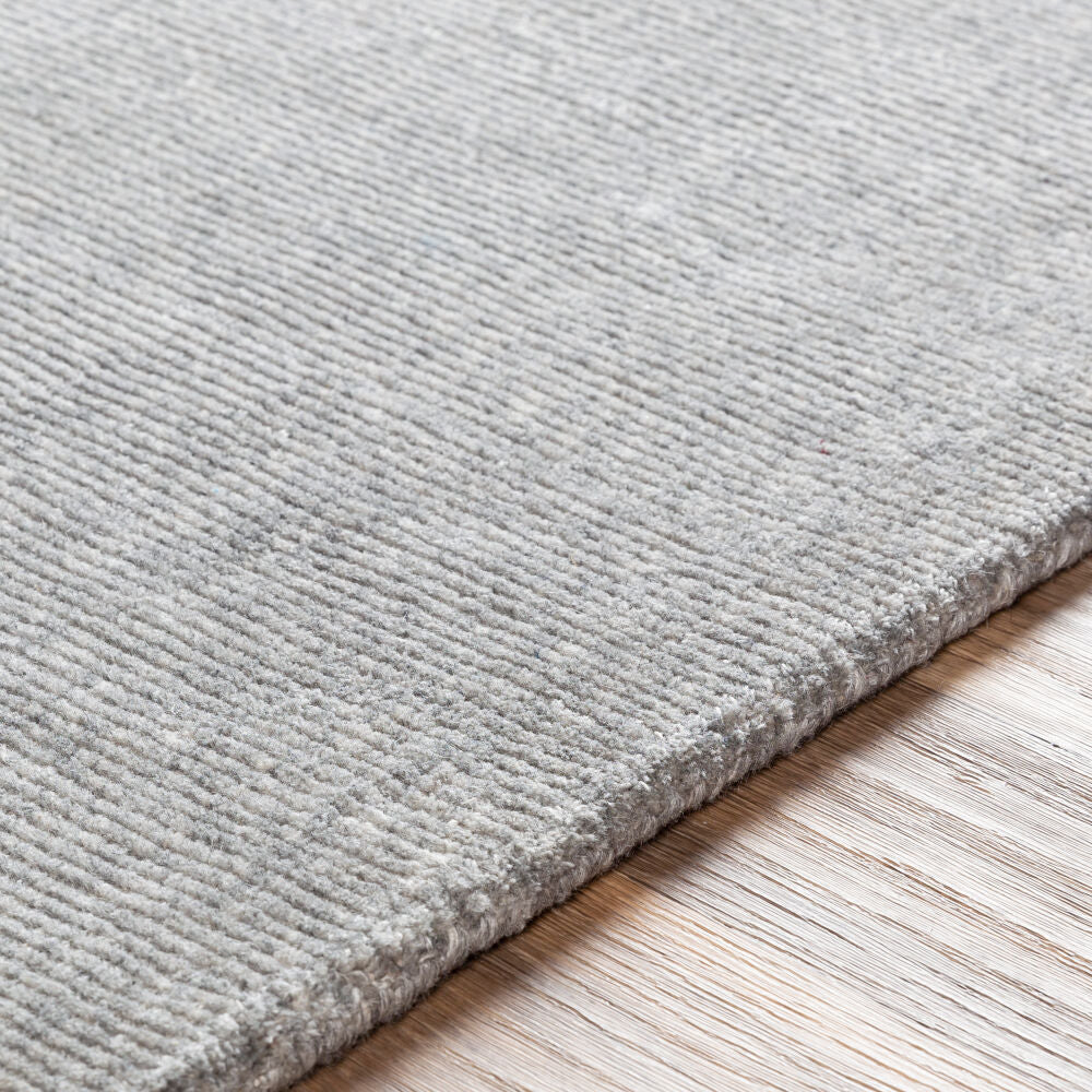 Bari Gray Handmade Rug - texture