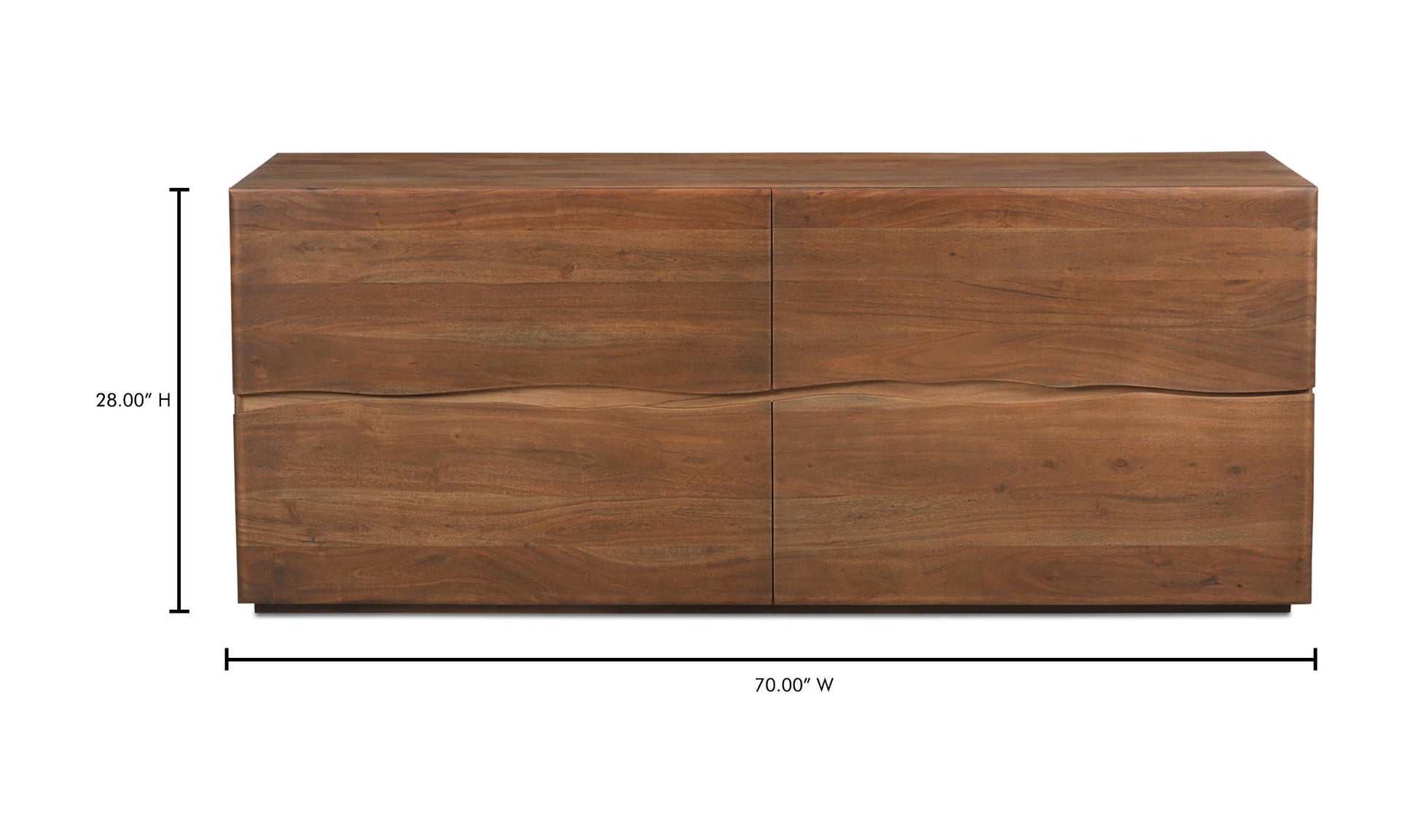 Watson 4 Drawer Dresser Brown by Moe's Home Collection - view 19