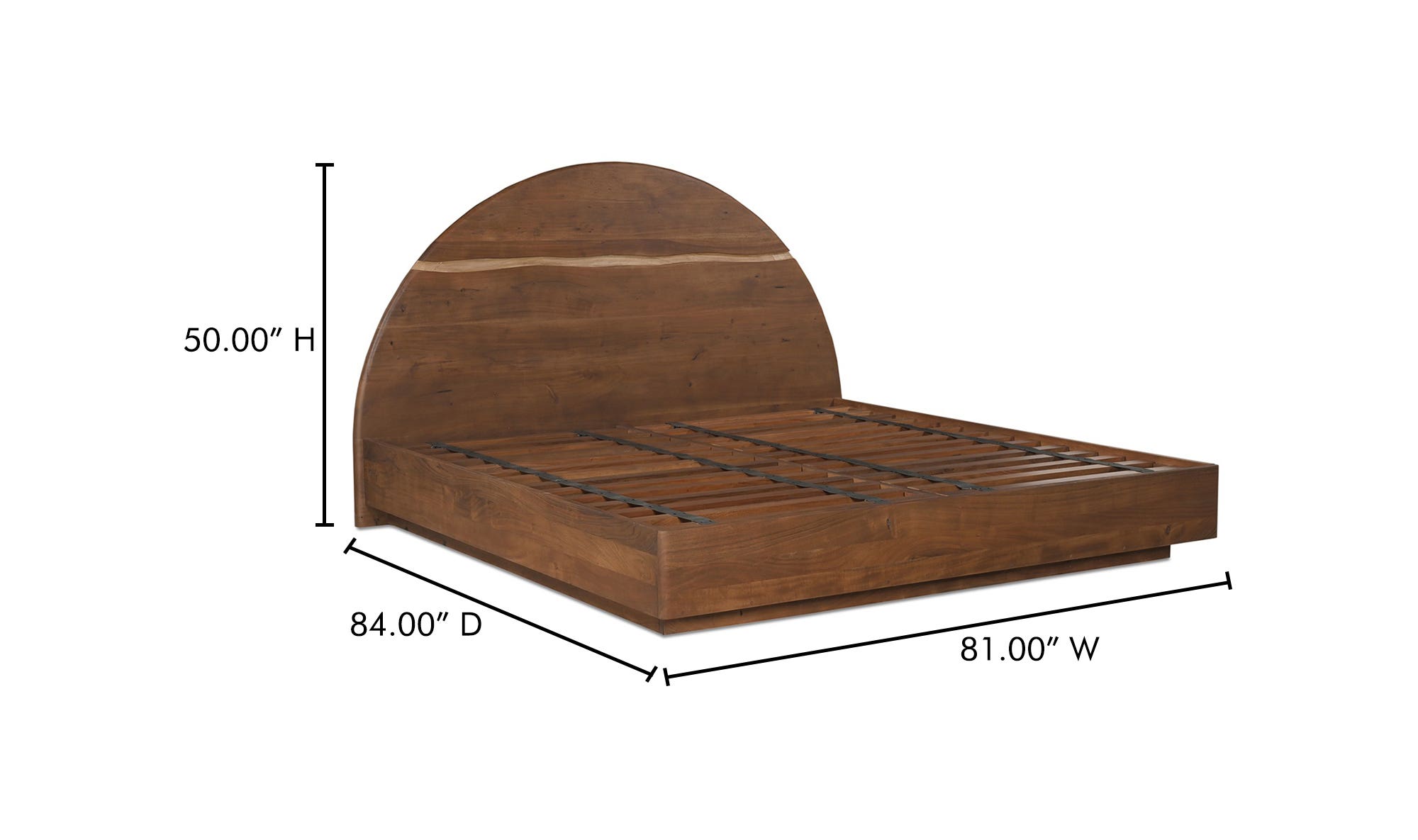Watson King Bed Brown by Moe's Home Collection - view 19