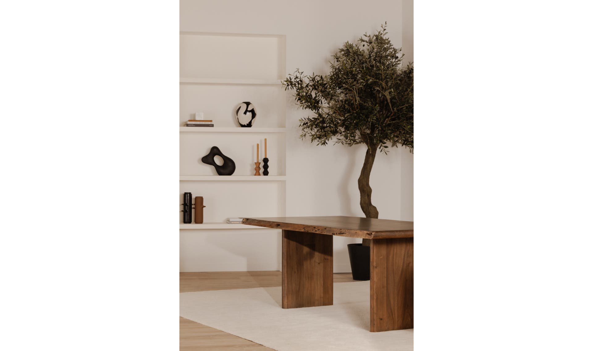 Lila Small Dining Table Brown by Moe's Home Collection - view 10