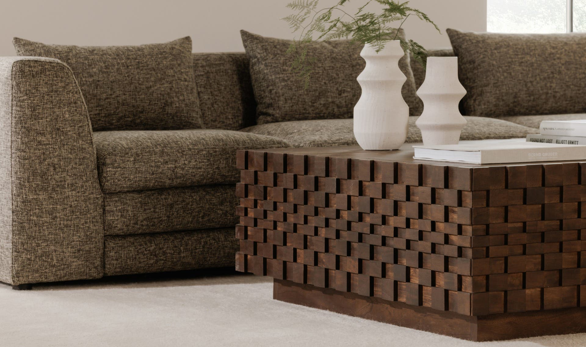 Easton Storage Coffee Table Brown by Moe's Home Collection - view 8