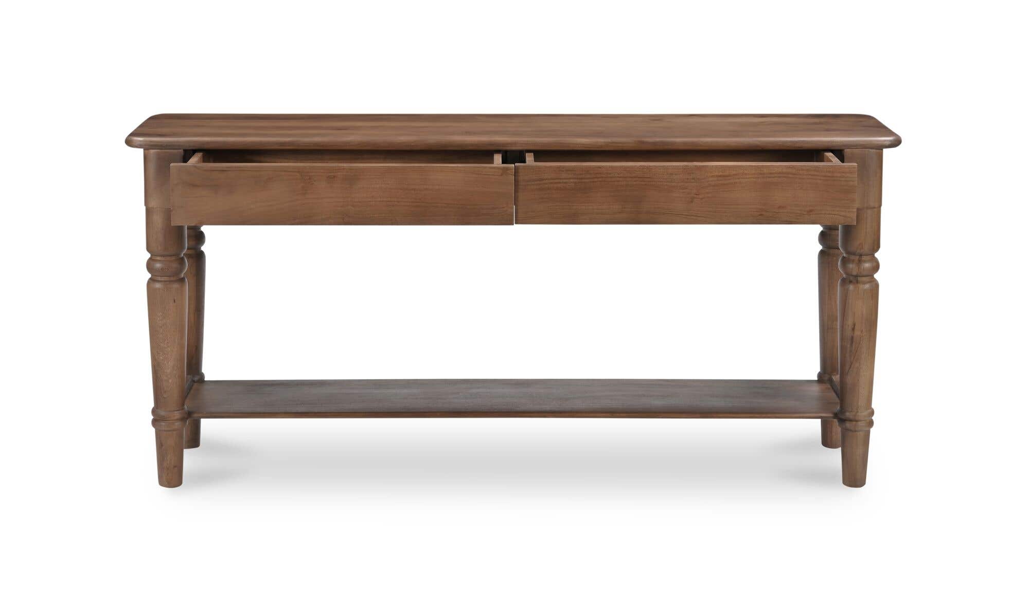 Russet Console Table Brown by Moe's Home Collection - view 8