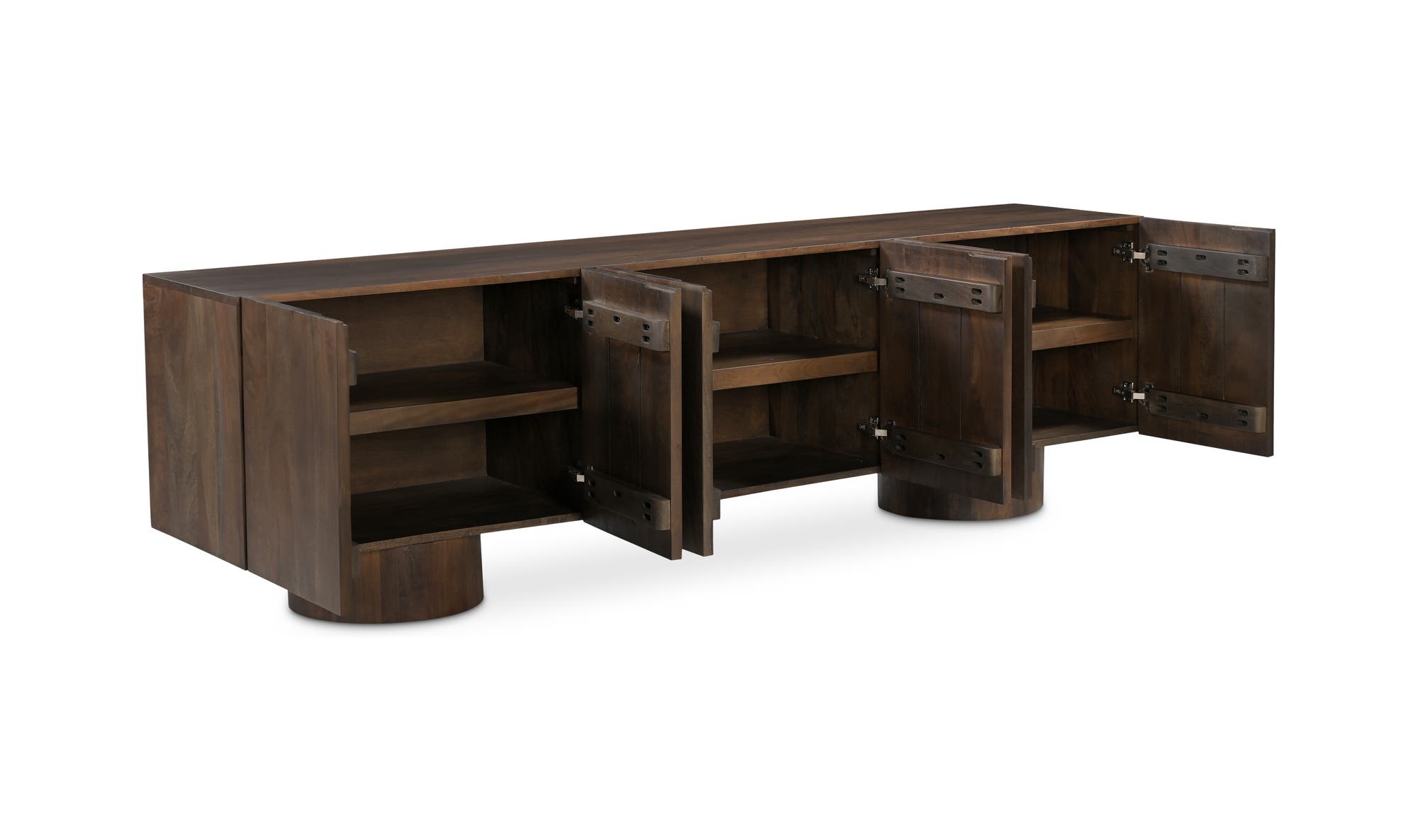 Hadley Media Unit Warm Brown by Moe's Home Collection - view 7