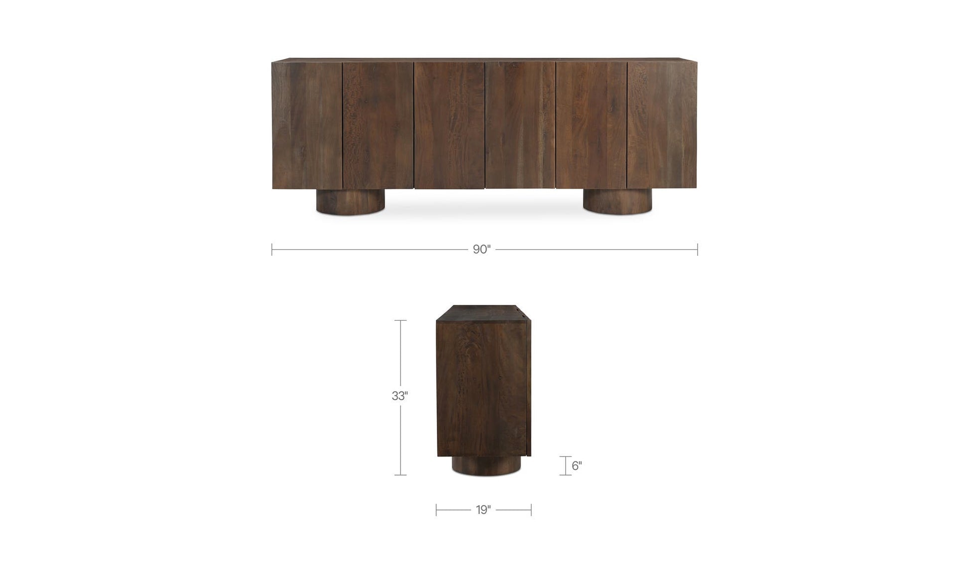 Hadley Sideboard Warm Brown by Moe's Home Collection - view 13