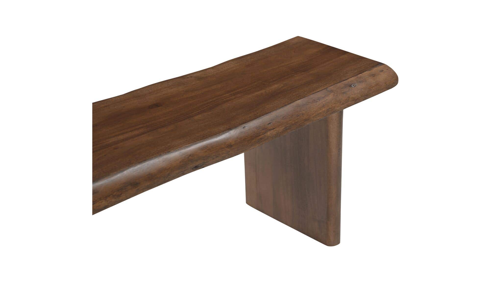 Lila Dining Bench Small Brown by Moe's Home Collection - view 9