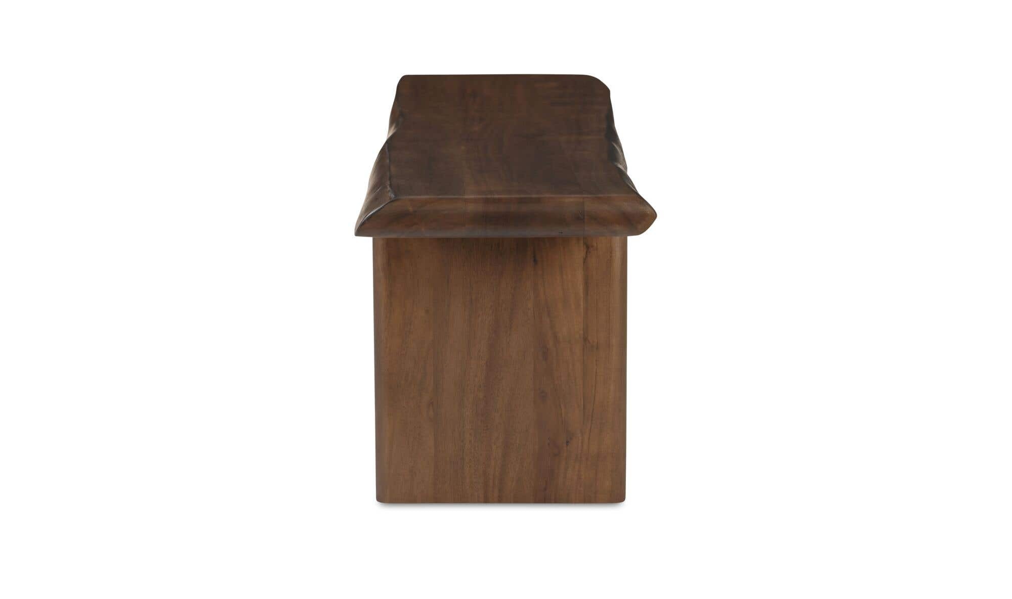 Lila Dining Bench Small Brown by Moe's Home Collection - view 7