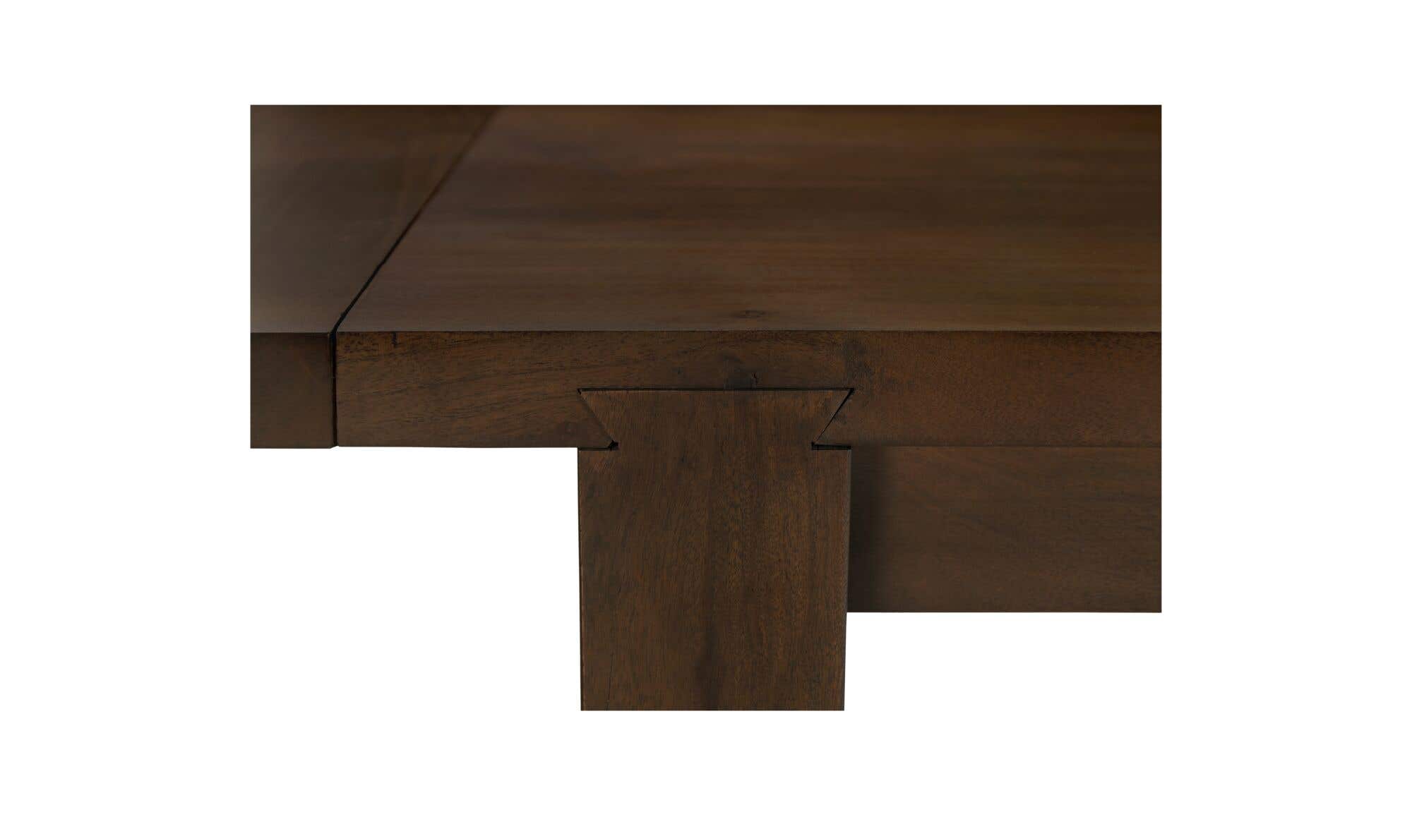 Wilson Dining Table Large Warm Brown by Moe's Home Collection - view 12