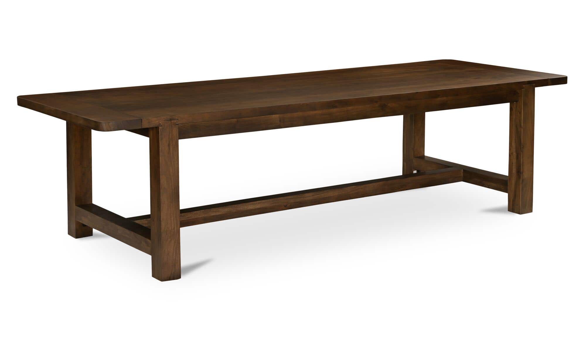 Wilson Dining Table Large Warm Brown by Moe's Home Collection - view 8