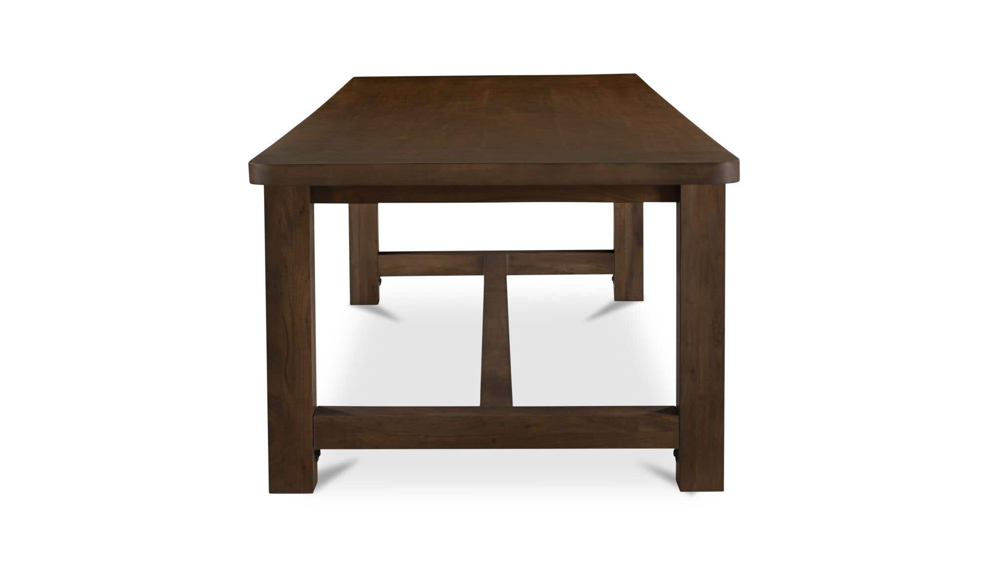 Wilson Dining Table Large Warm Brown by Moe's Home Collection - view 9
