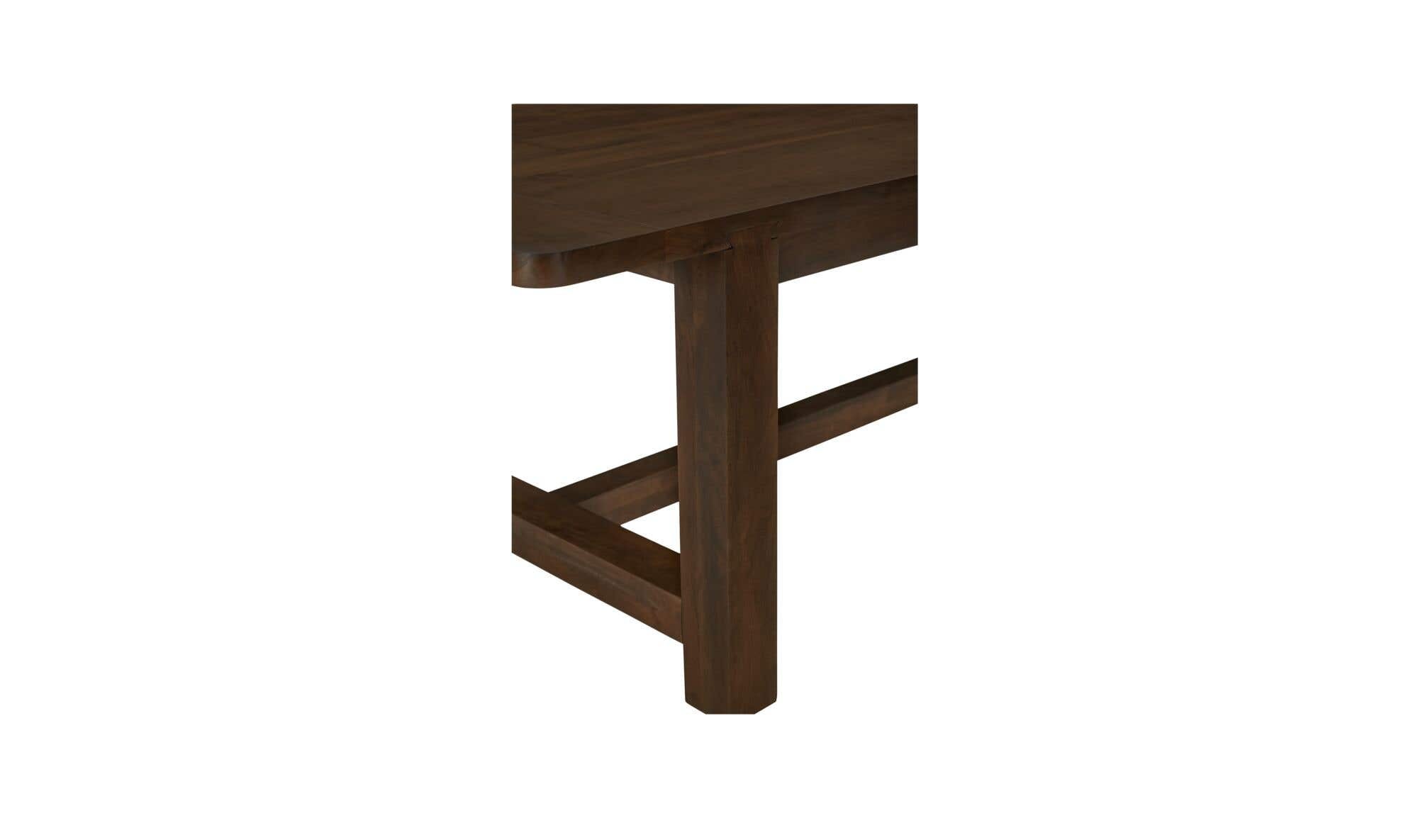 Wilson Dining Table Small Warm Brown by Moe's Home Collection - view 13