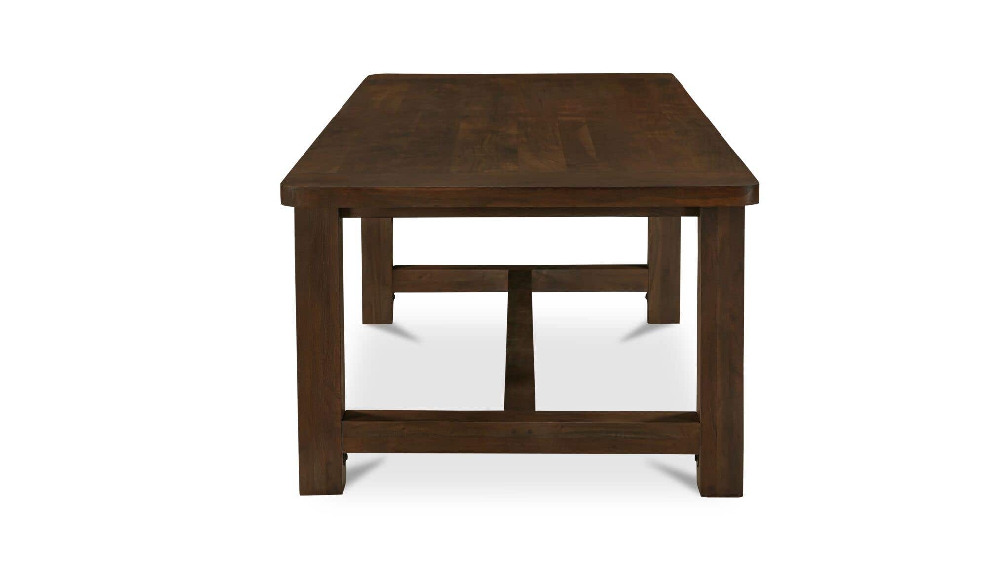 Wilson Dining Table Small Warm Brown by Moe's Home Collection - view 9