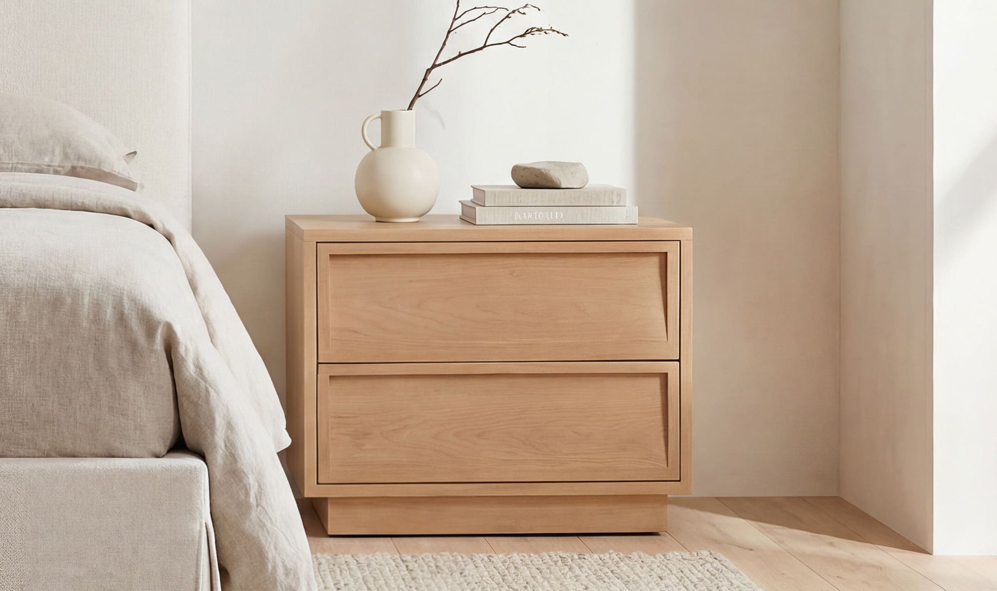Hudson Nightstand Natural by Moe's Home Collection - view 5