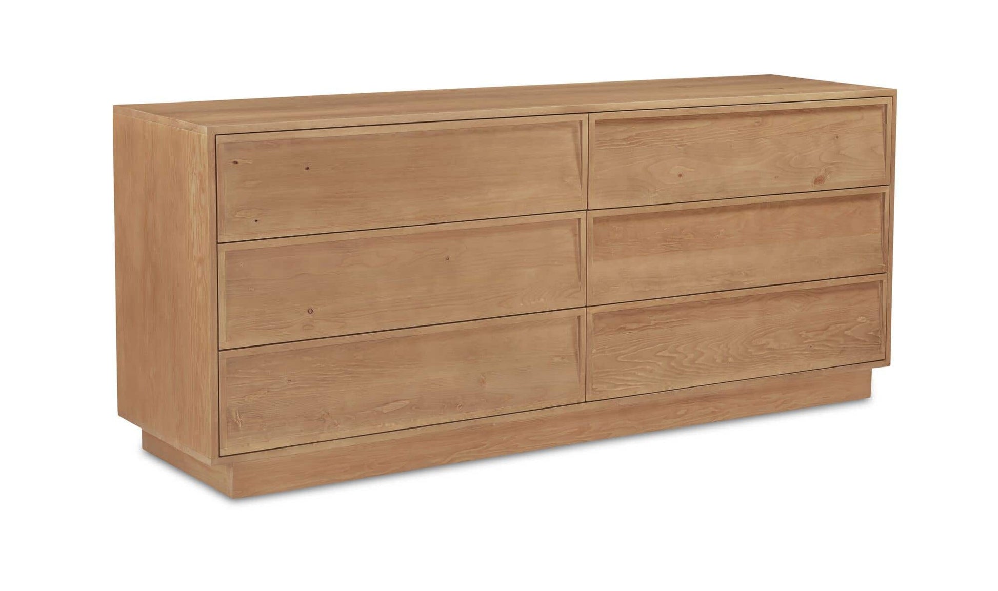 Hudson 6 Drawer Dresser Natural by Moe's Home Collection - view 5