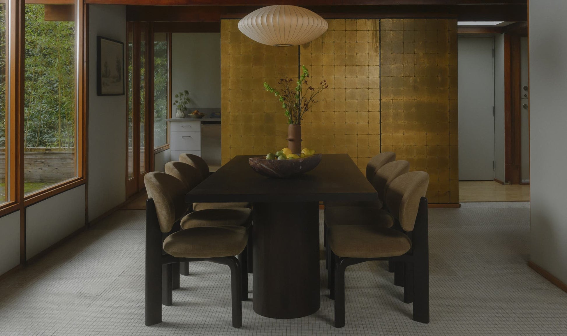 Hadley Dining Table Small Warm Brown by Moe's Home Collection - view 8