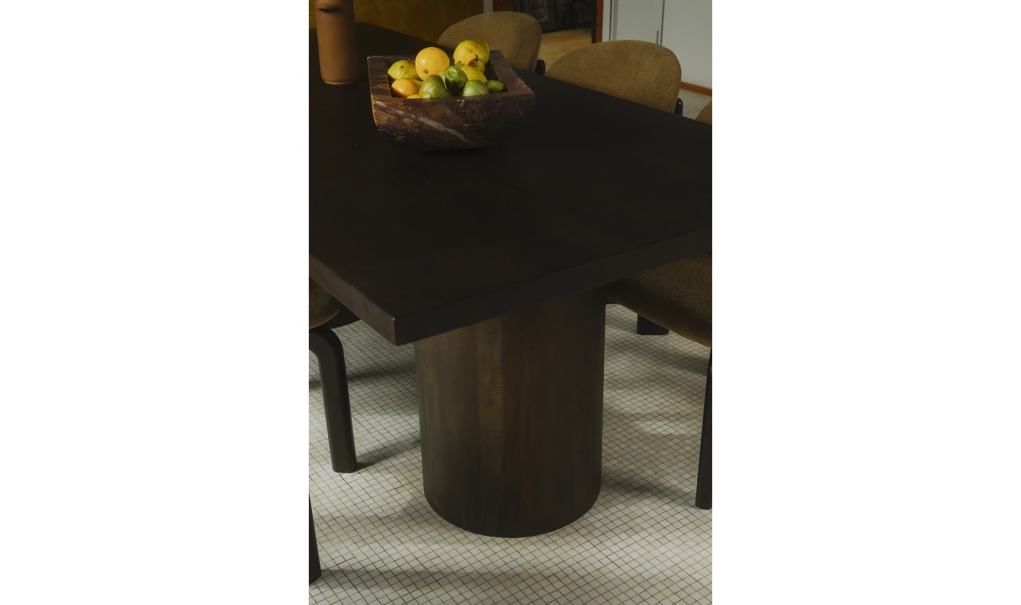 Hadley Dining Table Small Warm Brown by Moe's Home Collection - view 9
