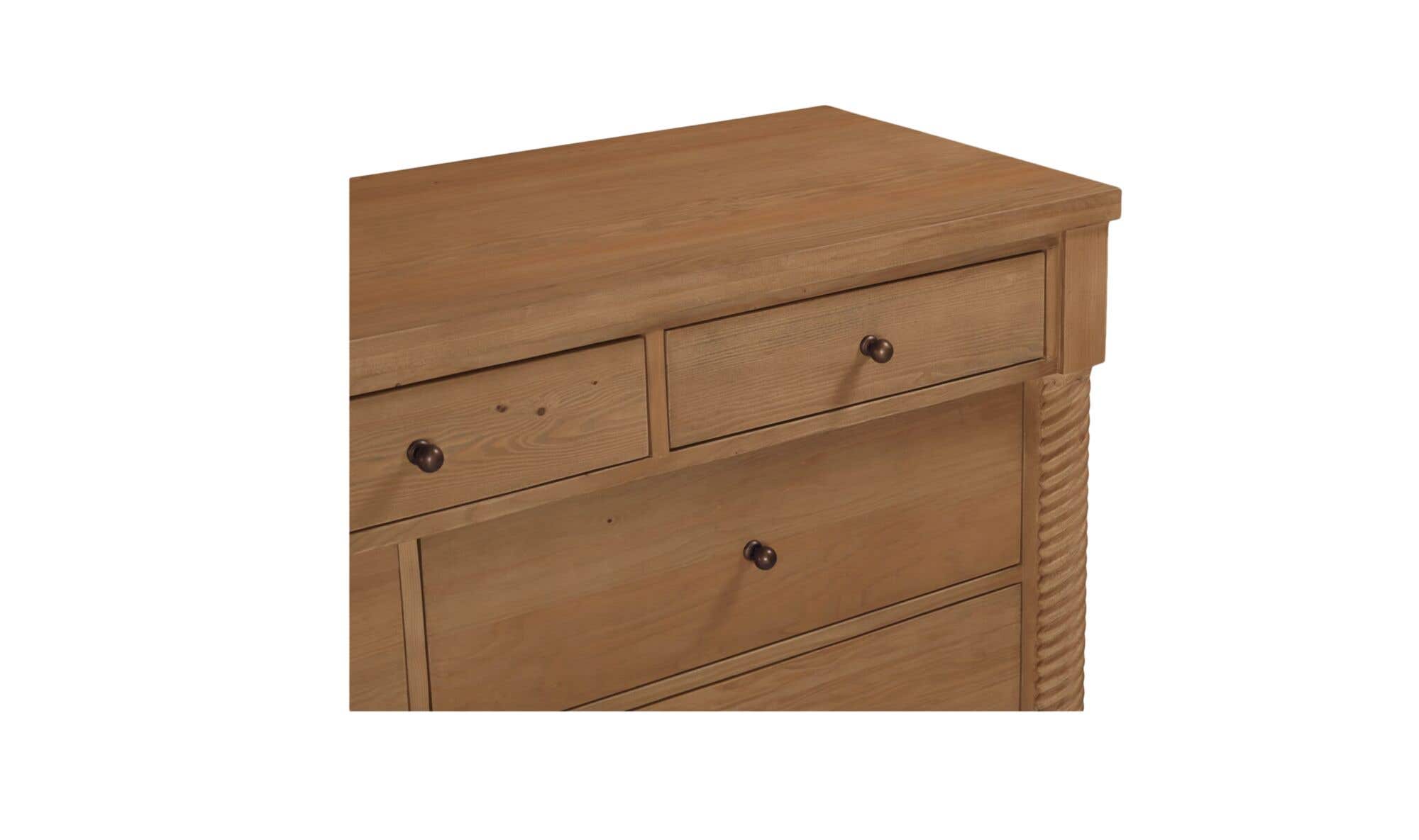 Joni 7 Drawer Dresser Natural by Moe's Home Collection - view 10