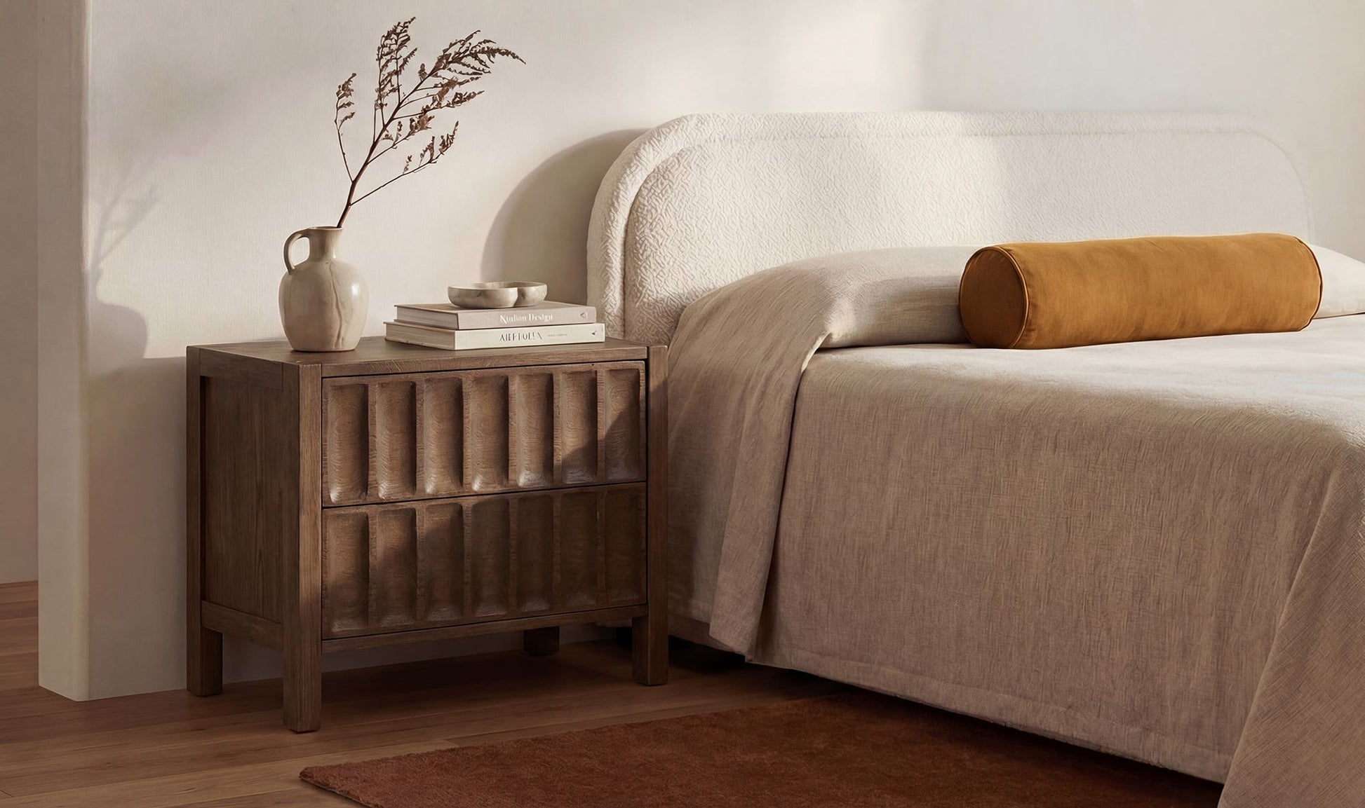 Roland Nightstand Brown by Moe's Home Collection - view 5