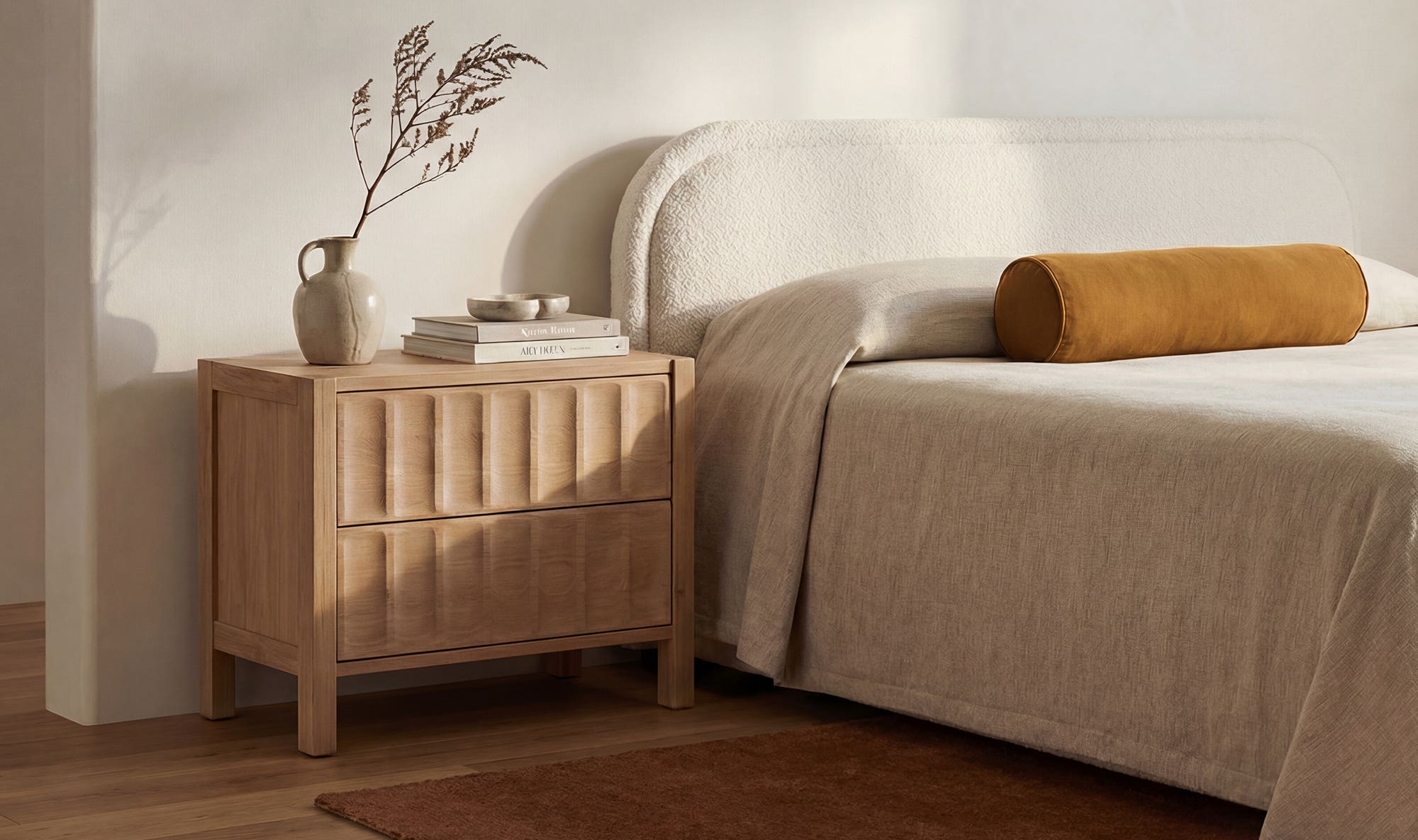 Roland Nightstand Natural by Moe's Home Collection - view 5