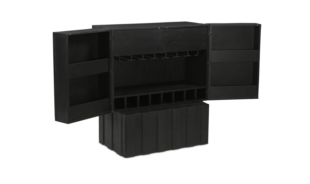 Yale Bar Cabinet Black by Moe's Home Collection - view 6